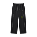 AlienInu 51 Contrast-Stitched Fleece Sweatpants